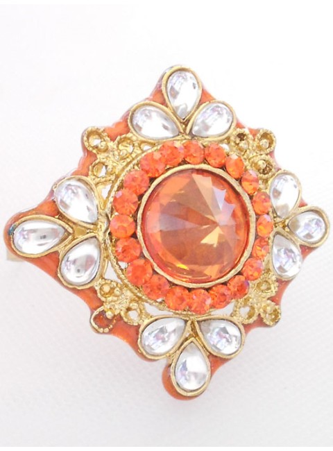 Kundan Finger Ring